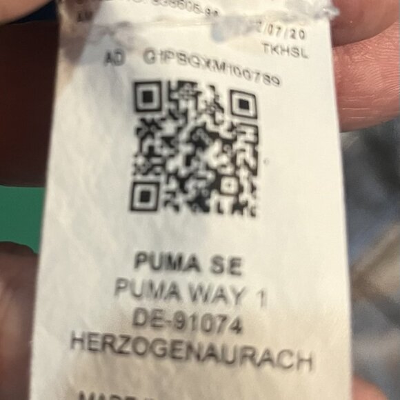 PUMA Blue Yellow Track Jacket Men’s Size XL Full Zip Athletic Training - Picture 2 of 6